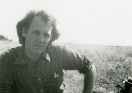 Tom Carter outside on the Beaton farm