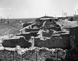 Facing South East from right flank casemates