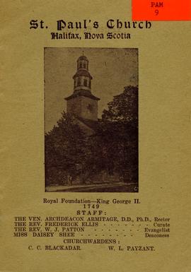 St Paul's Church, Halifax, Nova Scotia