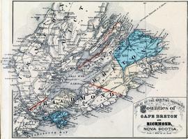 Atlas of the Maritime Provinces - Counties of Cape Breton and Richmond, Nova Scotia