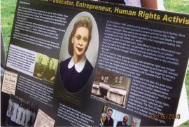 Viola Desmond Information Panel in New Glasgow