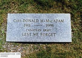 Capt. Donald M. MacAdam